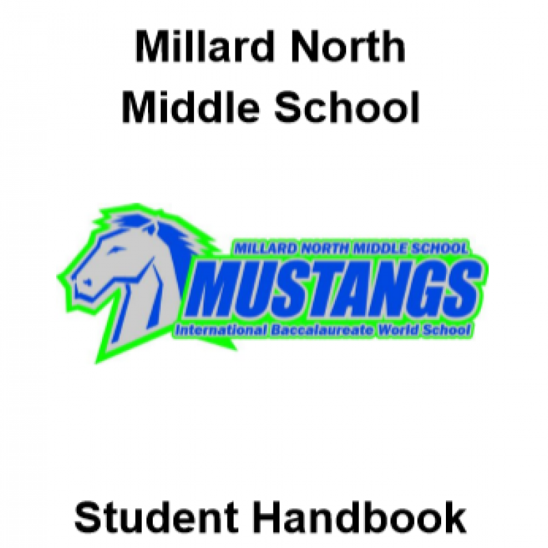 Student handbook cover page