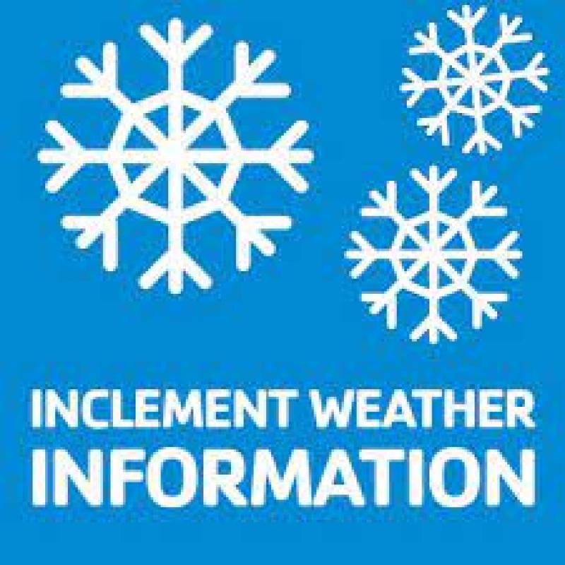 inclement weather information